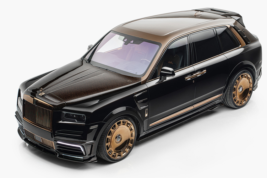 Mansory Linea D'Arabo, une Rolls-Royce Cullinan en noir et doré Mansory Linea D'Arabo, une Rolls-Royce Cullinan en noir et doré