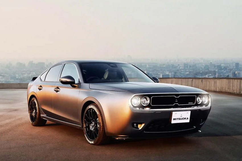 Une Honda Civic tunée en Challenger Une Honda Civic tunée en Challenger